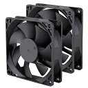 GDSTIME2PCS80MMX20MM12VDC換気扇冷却器軸流冷却ファンガードケースファン2PIN(2)