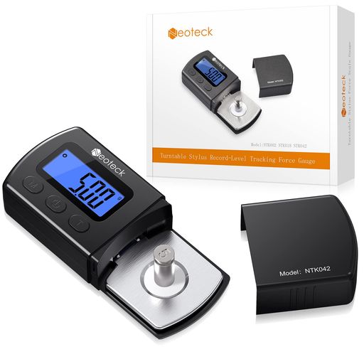 Neoteck針圧計レコードプレーヤー用デジタルLPスタイラスフォースメーターレコード0.01g高精度収納ケース付き18ヶ月保証期間ジェットブ..