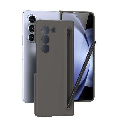 当社のケースはスリムなSペンスロットを内蔵しており、携帯電話のスリムなプロファイルを維持しながらペンを持ち歩くことができます。 AWINNERの携帯電話ケースは、かさばることなくSペンを保管するためのスタイリッシュなソリューションです。 ケース内蔵のSペンはボタンを押すだけですぐに使えるので、驚くほど正確に書いたりスケッチしたりできます。保管するときは、クリックするだけで元の位置に戻すことができます。 パッケージ内容:Zフォールド5ケース1個、Zフォールド5Sペン1個、チップ3個、ピンセット1個。 内容物:Samsung Galaxy Z Fold 5 対応ペン付きAWINNER ケース - サードパーティ製アクセサリー。