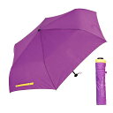 Waterfront折りたたみ傘日傘兼用雨傘LIGHTCARBONPurple/Yellow53cm軽量UVカット90%ユニセックスBCSFA-3F53-UH-PY