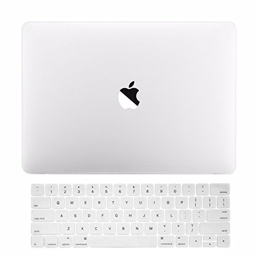 TOP CASE - 2 in 1バンドル MacBook Pro 13インチラバーハードケース&日本語キーボードボードカバー、MacBook Pro 13インチ Touch Bar搭載モデル - 曇った透明