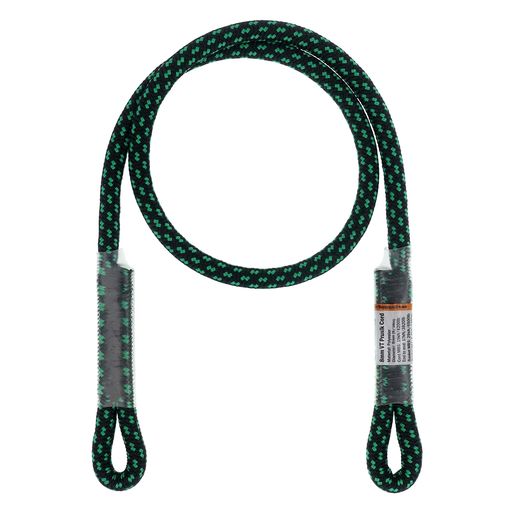 GM CLIMBING 8MM ダブルブレード アイツーアイ プルージックコード 76CM グリーン