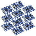 REN HE 10個セット TP4056 充電モジュール USB 5V 1A 18650 リチウムバッテリー チャージボード 保護IC搭載 充電ボード デュアル保護機能付き 充電器モジュール(2)