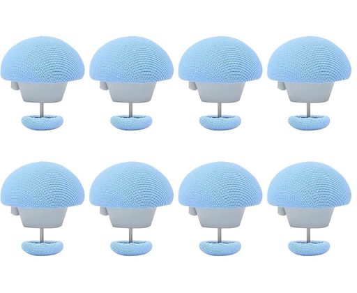 JUTOSU布団クリップシーツクリップ布団固定器8個セットベッドシートファスナー固定ピン固定器掛け布団クリップずれ防止滑り止めシーツズレ防止きのこ型ピンワンタッチロック(ブルー)