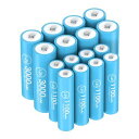 DELEIPOW 単3電池・単4充電式電池 8本3000MAH単三電池 +8本1100MAH単四電池 ニッケル水素電池 约1200回循環使用可能 環境保護 電池収納 自然放電抑制(2)