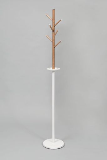 大竹産業コートハンガーハンガーラックポールスタンド幅28.5x奥行28.5x高さ179cmスチール製コート衣類ホワイトOVT-F68KWH