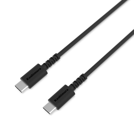 カシムラ(KASHIMURA)USBPD高速充電&データ通信に対応!コネクタ根元が高耐久なTYPE-C左右二重線矢印TYPE-Cケーブル50CMNAJ-634