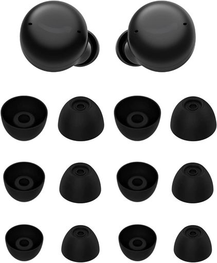 イヤーピースEcho-Buds(エコーバッズ)第2世代イヤホン用イヤーピースイヤーチップシリコン製S/M/L3サイズ6組ブラック5326pb イヤーピースEcho-Buds(エコーバッズ)第2世代イヤホン用イヤーピースイヤーチップシリコン製S/M/L3サイズ6組ブラック5326pb