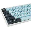 XDAプロファイルPBTキーキャップ60%、カスタムゲーミングキーキャップANSIUSおよびレイアウト用の昇華型CherryGateronMXスイッチメカニカルキーボード(Water)