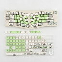 PBTパンダキーキャップセットMOAプロファイルキュートなキーキャップ144キーCherryGateronMXスイッチ用カスタム昇華キーボードキーキャップ