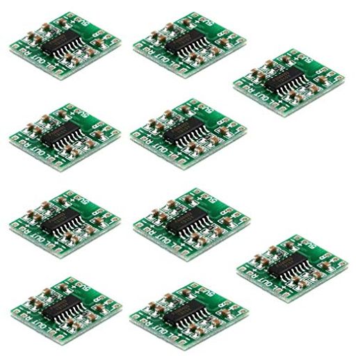 デュアルチャンネルステレオ、5V電源は3W +3 Wの電力を出力でき、4Ω、8Ωの小型スピーカーを直接駆動でき、出力電力、十分なエネルギー、優れた音質。 超ミニボリューム:1.85 x 2.11 cm。小さなスペース内でさまざまなデジタル製品に簡単に配置でき、高効率の増幅 LCフィルターを備えた独自のクラスDデジタルパワーレスボードは、コンピューターのUSBから直接電力を供給できます。 優れたノイズ抑制、スピーカーに近い耳の場合は音声入力がなく、ノイズが聞こえません。