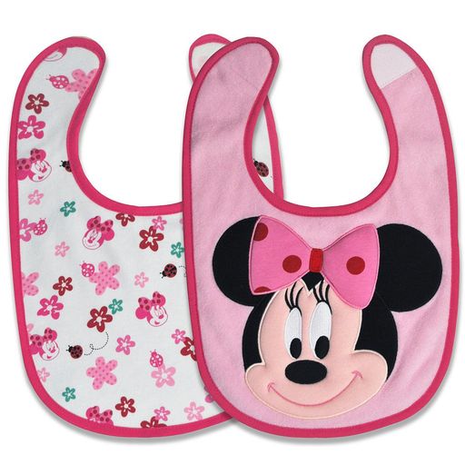 BABY ESSENTIALS 2PCKE FEEDER BIBS PINK DIVA BY BABY ESSENTIALS