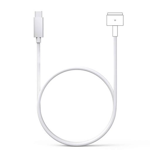 Sisyphy USB C Magsafe2 対応 磁気充電 ケーブル 1m MacBook Air Pro T-Tip互換 変換 PD 充電器 【PD60W 61W 最大65W】(2012〜2015年モデル対応 2016年以降モデル非対応)