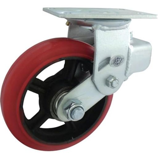 ヨドノ重荷重用緩衝スプリング付キャスター自在車HSPJ200