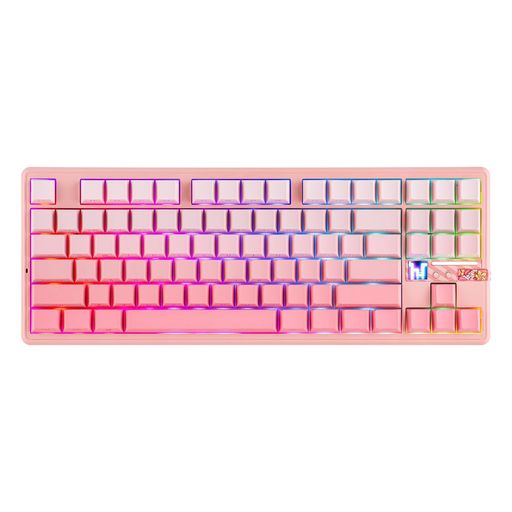 MechLands Aula F87 PRO V2 ワイヤレスゲーミングキーボード 大容量10000mAhバッテリー 8000Hzポーリング Bluetooth/2.4GHz/有線3モード接続 ホットスワップ対応 TKLメカニカルキーボード