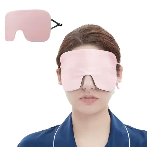 wulsalio アイマスク 睡眠用 安眠 無重力 遮光 天然シルク製 両面 シルク 超薄型 超軽量 耳掛け 圧迫感なし 夏用 肌にやさしい 快眠グッズ 目隠し 洗濯可能 自由調整可能 持ち運びが簡単 淡…
