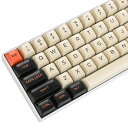 LargecarbonASAカスタムキーキャップ、Cherry/GateronMX軸60%/64/GK61ゲーミングメカニカルキーボード用150キーのダブルショットキーキャップセット