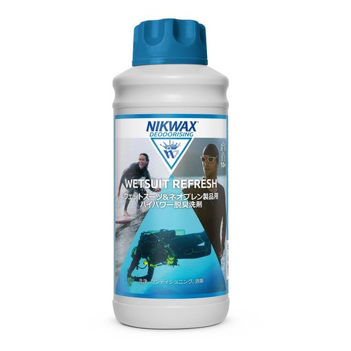 ニクワックスNIKWAXウェットスーツリフレッシュ1Lコンディショニング洗浄&消臭洗剤(サーフィングッズ、アクセサリー用)オーシャンブリーズの香りの高性能ウエットスーツシャンプー&フレ…