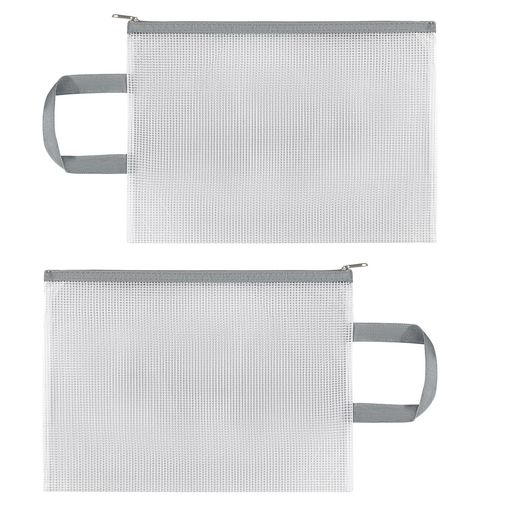 ファイルケースA4書類ケース連絡袋網目ファイルバッグメッシュケースクリアホルダー防水ファイル袋ジッパー式ファイル袋資料ケースドキュメントフォルダー持ち運び書類整...