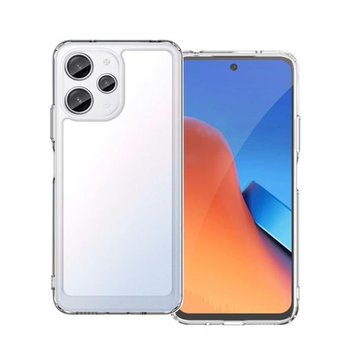 対応Redmi124G/Redmi125G/Pocom6Pro5Gケース柔軟カバー薄型全透明Redmi125G耐衝撃カバー透明加工TPU素材薄型軽量スマホカバーアクオスRedmi125Gカバー透明TPU