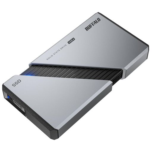バッファロー ポータブルSSD 2TB USB4 Gen3x2 対応 Type-C 高速 最大3,800MB/s SSD-PE2.0U4SA/N