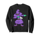 FUNNY DABBING WITCH LOVER HALLOWEEN & BIRTHDAY GIFT トレーナー(3)