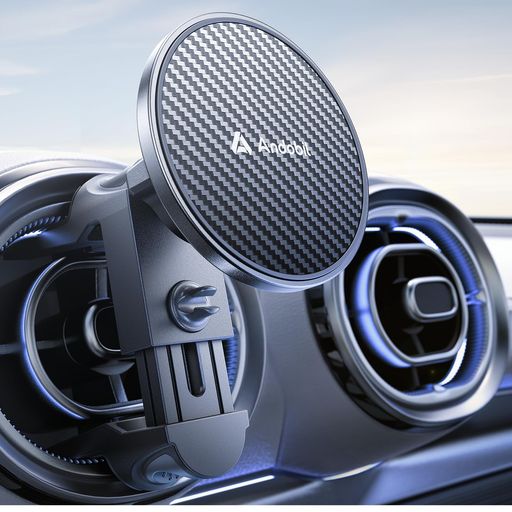 【2026革新/丸型・縦型エアコンに適応】Andobilスマホホルダー車マグネット【最新クリップ&史上最強磁力】Magsafe車載スマホホルダー車マグセーフスマホスタンド取付簡単片手操作携帯ホル…