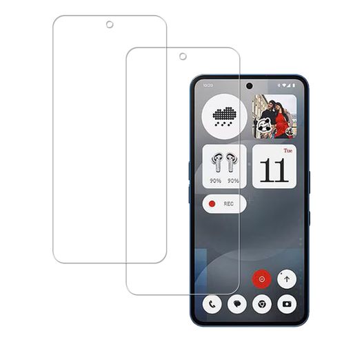 HUAKE�񻺾˻��Ǻ���NothingPhone3a/Phone(3a)Lite�ѥ��饹�ե���ද�����饹����9H�վ��ݸ�ե�����2���