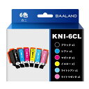 【BAALAND】エプソン用KNI-6CL-L互換インクカートリッジカニ6色セット増量対応機種EP-887AWEP-887APEP-887AB