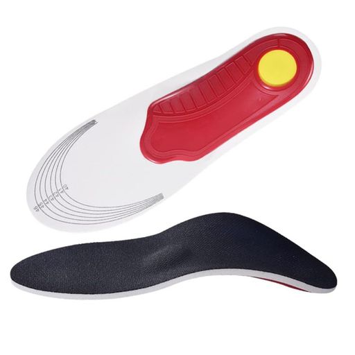 扁平足 【アーチサポートインソール】インソールは高品質のEVAとナイロン素材でできており、クッション性と持続性に優れています。前足とかかとの圧力を分散させてバランスを取り、効果的なアーチサポートを提供して、一般的な足の病気に関連する痛みを予防および緩和します。 【オルソティックハイアーチサポートインソール】ハイアーチサポート、しっかりしたアーチサポートは、長時間立ったり歩いたりすることによって引き起こされる足の痛みを和らげることができます。扁平足、土踏まず、足底筋膜炎に非常に適しています。 【快適で通気性】通気性のあるメッシュのポリエステル層は、より優れた通気性と抗菌効果を提供できます。この生地はまた、足が発する汗や湿気をすべて吸収し、足を涼しく保つのに役立ちます。夏でも足をフレッシュに保つことができます。 【着心地】インソールには頑丈なTPUを採用し足のアーチを支え、硬くて高密度のEVAでインソールを補強します。硬さで着心地の悪さを心配する必要はありません。インソール内部にソフトな高密度EVAを採用しているので、硬さを中和されます。(ご家庭にあるハサミで簡単に切ることができます。