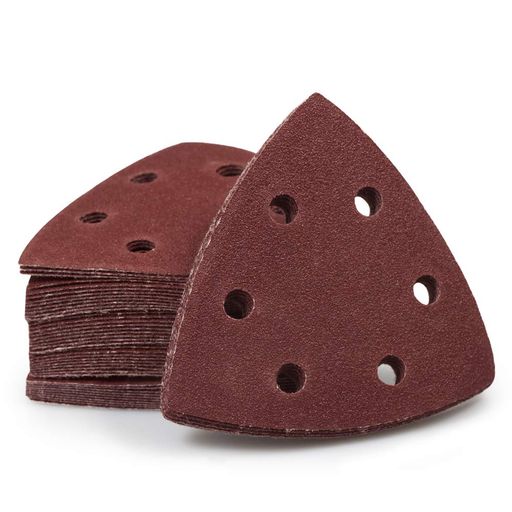 【商品仕様】番手:#120。穴数:6。入数:50枚入。サイズ:90x90mm。 【マジック式で装着簡単】マジックファスナーなのでペーパーの交換手間がかからず、簡単に装着・脱着できます。 【多用途】木材や金属、プラスチックなどの下地研磨、サビ・汚れ落とし、ペンキ・塗装剥がしに最適です。作業時は保護メガネ、防塵マスクを必ず着用してください。 【材質】強靭なアルミナ砥粒で耐久性に優れます。注意事項:本製品は、耐水ではありません。 【安心なサービス】商品はお客様の手元に届く際に、傷など付いていたり、付属品が欠けていたり、または通常使用で問題があると思われる場合は是非弊社とご連絡ください。どんな場合でも、弊社は必ず直接対応いたしますので、ご安心ください。