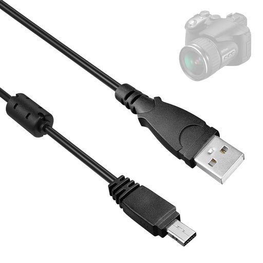 カシオ エクシリム 対応 USB データ転送&充電ケーブル 12ピン 交換用 カメラコード