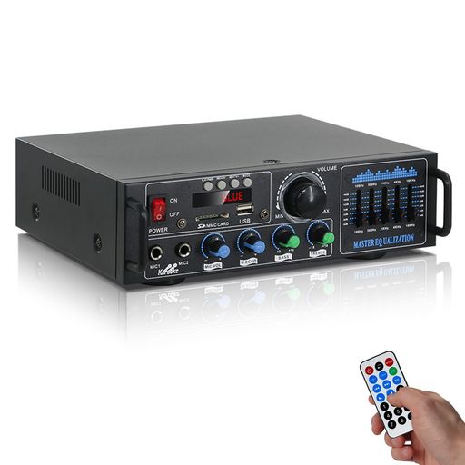 Topsky パワーアンプ オーディオサウンドアンプ USB マイク アンプ Bluetooth HIFI デジタル アンプ 最大出力160W オーディオ AV-016BT RCサポート 車載 家庭用 USB パーティー用 忘年会 新年会 結婚式