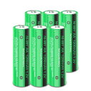 単3形充電電池 AA 1200MAH ニッケル水素電池 1.2V ソーラーライト用 6本 PKCELL 太陽熱灯用(2)