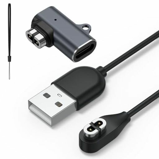 Shokz 充電ケーブル USB Type-C変換アダプタ1個 Shokz OpenRun Pro/OpenRun/OpenRun Mini/OpenComm骨伝導イヤホンに対応 USB充電コード 1m