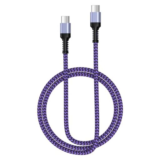 Bioonis usb-c usb-c ケーブル 純正0.9M PD30W/3A タイプC急速充電 ナイロン編み iPhone 16 Type C充電ケーブル 断線防止データ転送 Galaxy タイプcケーブル急速充電