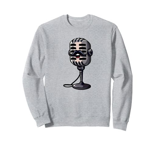 口ひげ付き面白いマイク-口ひげ付きマイクトレーナー