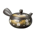 J-KITCHENS急須陶器一人用日本製シックナチュラル伝統的スタイリッシュ使いやすい280CC(深蒸し/かご網茶こし)