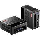 AOOSTAR ミニPC RYZEN 9 6900HX (OCULINK 4画面) MINI PC 16G 512G 2XDDR5 2XM.2 PCLE4.0 SSD 8C/16T最大4.9GHZ WIN11 PRO 静音