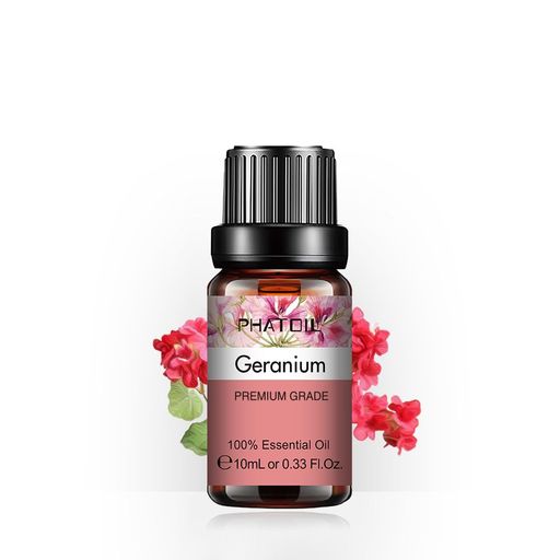 PHATOIL ゼラニウム アロマオイル 10ml エッセンシャルオイル 天然100% 精油 加湿...