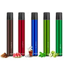 EONFINE電子タバコ使い捨てVAPEベイプ7500回吸引可能5風味セット禁煙パイポ禁煙グッズ水蒸気タバコ禁煙電子たばこビタミン入りニコチンゼロ