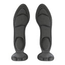 女性用インソールレディースインソールハイヒールインソールスポンジ快適で、痛みに強く、通気性があり、汗を吸収します衝撃吸収疲労軽減(ブラック)