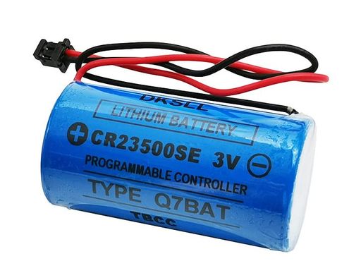 PLCBATT®  CR23500SE Q7BAT (BLACK PLUG)