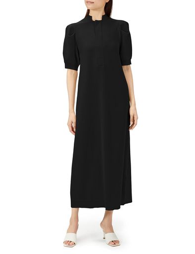 [ミースロエ]washableボリュームスリーブワンピ