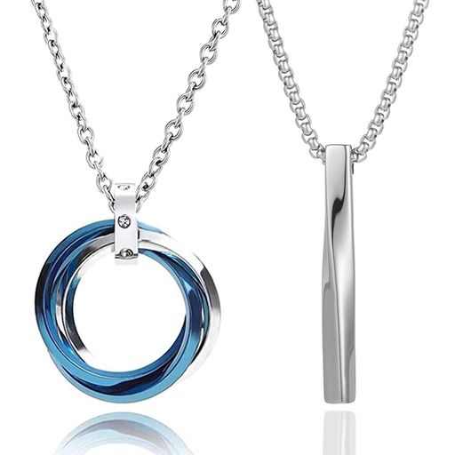 [Kesaeki]ネックレスメンズ人気ステンレスネックレスめんずステンレス男性プレゼントネックレスメンズ..