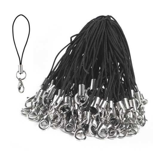 サムコスストラップカニカンフック付き100本セットアクセサリパーツ手つくり自作DIY金具使用USBメモリ(..