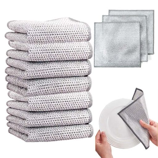 食器洗いふきん食器洗いメッシュクロス金属ワイヤーふきんワイヤー食器洗いタオル食器用雑巾傷を着けず..