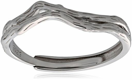 S925メンズリング カラー:プラチナ サイズ:調節可能な開口部リング幅約5.2mm