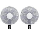 YFFSFDC扇風機カバー扇風機安全カバー羽根経35~45cm用無地セーフティーネット子供指はさみ防止家庭用ホワイト/ブラック(ホワイト*2)