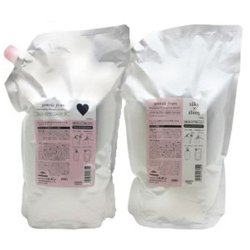 ミルボンジェミールフランシャンプーハートH2500ml+トリートメントシルキーシャイニー2500g詰替・業務用セット